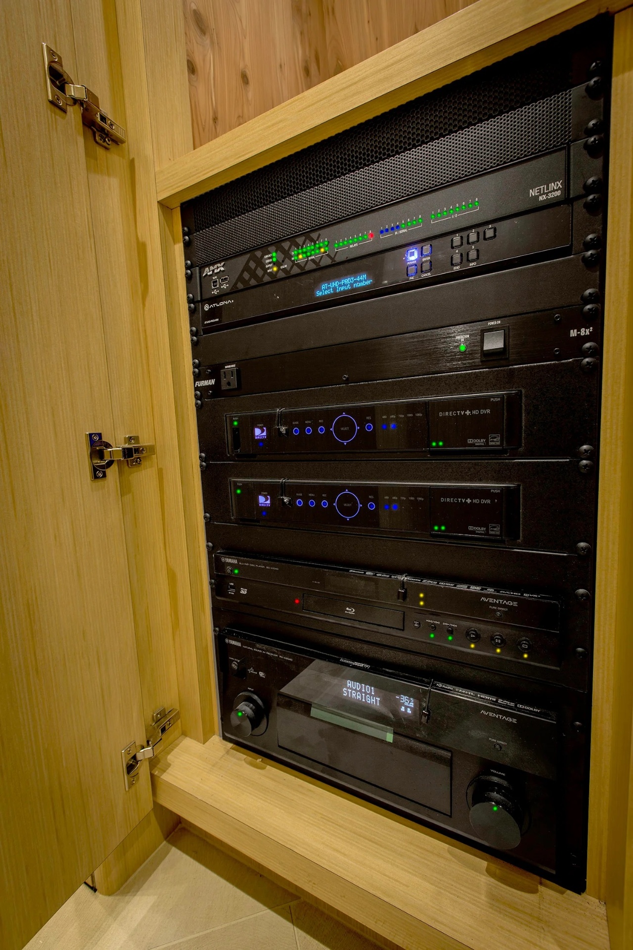 AV equipment rack